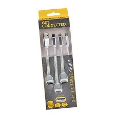 USB Cable, 3-in-1, 2.0 amp - 1m